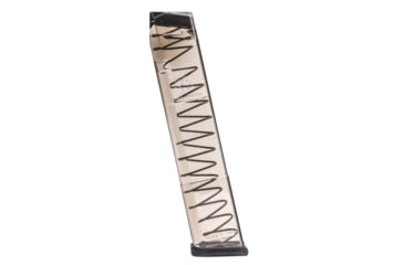 Image of Elite Tactical Systems Glock 17/18/19/19X/26/34/45 Gen 1-5 Competition Legal Extended Pistol Magazine, 9mm Luger, 27 Round, Clear, 1 Pack, Polymer, GLK9170-27RD