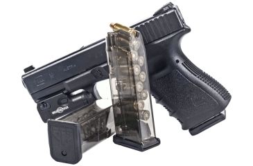 Image of Elite Tactical Systems Glock 19, 9MM 10 Round Pistol Magazine, Smoke GLK-19-10