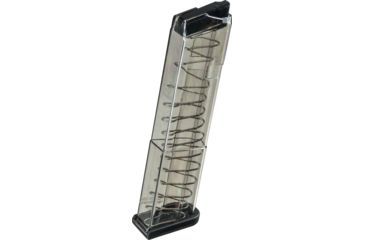 Image of Elite Tactical Systems Glock 43 Pistol Magazine, 9mm Luger, 12 Round, Clear, 1 Pack, Polymer, GLK-43-12-12RD