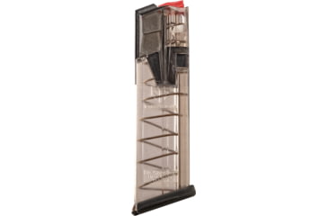 Image of Elite Tactical Systems Omega Glock 17/18/19/26/34/45 Pistol Magazine, 9mm Luger, 17 Round, Clear, 1 Pack, Polymer, OMG-GLK-17-17RD