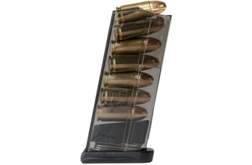 Image of Elite Tactical Systems Pistol Magazine, Glock 43, 9mm, 7-Round, Carbon Smoke, SMK-GLK-43-7RD