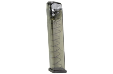 Image of Elite Tactical Systems SMKGLK9170 Pistol Mags Competition Legal 27rd Extended 9mm Luger Compatible w/ Glock 17 Smoke Polymer, Polymer, SMKGLK9170-27RD