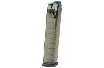 Image of Elite Tactical Systems Glock 17 Competition Legal Extended Pistol Magazine, 9mm Luger, 27 Round, Smoke, 1 Pack, Polymer, SMKGLK9170-27RD