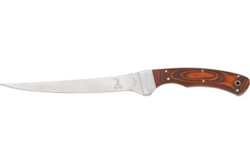 Image of Elk Ridge Fillet Fixed Blade Knife, 6.875in, Stainless Blade, Laminated Wood Handle ER028