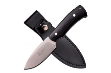 Image of Elk Ridge Fixed Blade, 7.5in, Stainless Steel Blade, Black Wood Handle ER-551BK