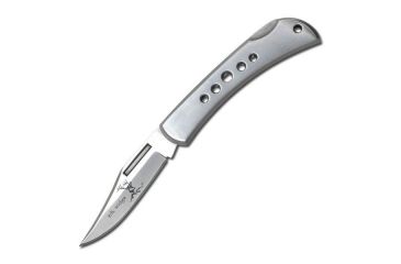Image of Elk Ridge Folding Blade, 2.25in, Stainless Steel Blade, Silver Stainless Steel Handle ER-125S