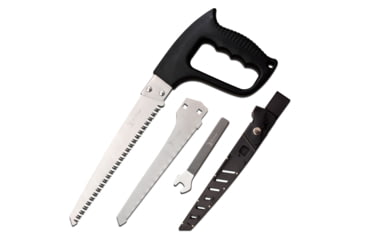 Image of Elk Ridge Hand Saw Set, 8 in, 3Cr13 Stainless Steel Stainless Steel, Saw, Black, ER-SAW004BK