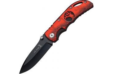 Image of Elk Ridge Linerlock Knife w/ Red Camo Handle, Red Camo ER134RCB