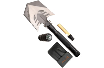 Image of Elk Ridge Multi Function Shovel, 15.5 overall, Black anodized aluminum handle, ER-962