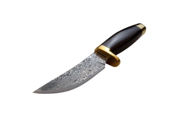 Image of Elk Ridge Persian Fixed Blade Knife, 3.5 in, Damascus Steel, Brown, ER-050DM
