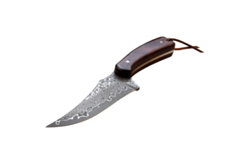 Image of Elk Ridge Persian Fixed Blade Knife, 3 in, Damascus Steel, Brown, ER-299RDM