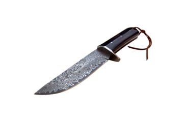 Image of Elk Ridge Persian Fixed Blade Knife, 5 in, Damascus Steel, Brown, ER-200-24DM