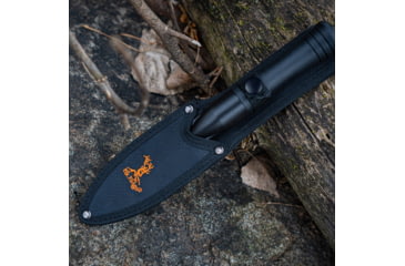 Image of Elk Ridge Spire Fine Edge Fixed Blade Knife, 4.25in, Stainless Steel 3CR14MoV, Spear Point, Black Handle, ER-SP002BK