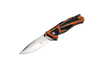 Image of Elk Ridge Trek Manual Folding Knife, 3.5in, Stainless Steel 8Cr13MoV, Drop Point, Satin Handle, ER-TKFDR001
