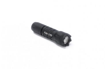 Image of Alpha 1-Cell LED Flashlight,Black,415 Lumens w/Crenellated Bezel Ring,Standard Lens,Click Tailcap