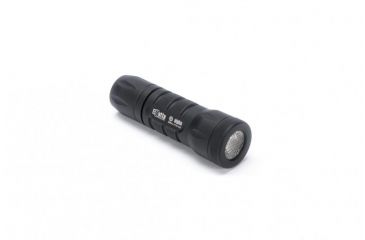 Image of Alpha 1-Cell LED Flashlight,Black,415 Lumens w/Standard Bezel Ring,Flood Lens,Rotary Tailcap