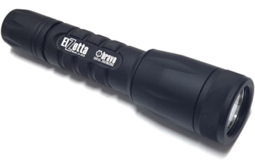 Image of Elzetta Bravo 2-Cell Flashlight w/Standard Bezel Ring, CR123, White, 600 Lumens, HC Head, Click Tailcap, Black, B452