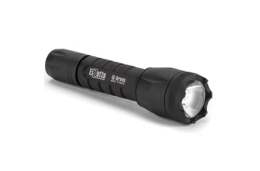 Image of Elzetta Bravo 2-Cell LED Flashlight, 650 Lumens w/Crenellated Bezel Ring, High Output AVS Head, High/Low Tailcap, Black, B333-650