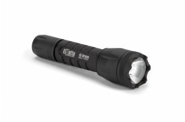 Image of Bravo 2-Cell LED Flashlight,Black,650 Lumens w/Crenellated Bezel Ring,High Output Avs Head,High/Strobe Tailcap