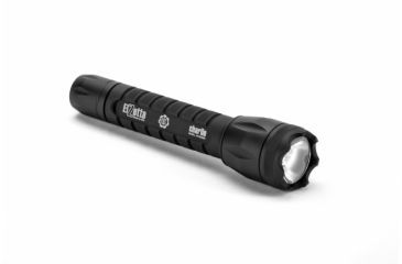 Image of Charlie 3-Cell LED Flashlight,Black,900 Lumens w/Crenellated Bezel Ring,High Output Avs Head,Rotary Tailcap