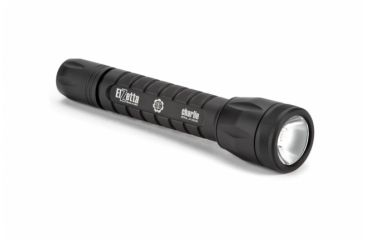 Image of Elzetta Charlie 3-Cell LED Flashlight, 1350 Lumens w/Standard Bezel Ring, High Output AVS Head, High/Low Tailcap, Black, C133