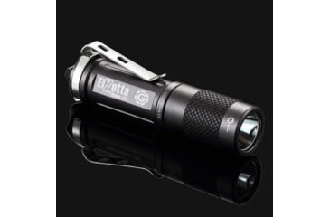 Image of Elzetta G-EDC-AA 1-Cell Flashlight with Rechargable AA, Black, Universal, GEDCAA