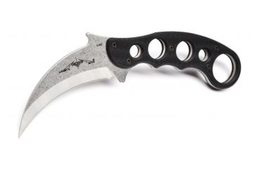 Image of Emerson Karambit Fixed Blade Knife, Stonewashed Finish, 3.2 in Blade KARFX-SF