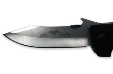 Image of Emerson Mini CQC-8 Horseman Folding Knife, Stonewashed Finish, 3.54 in Blade MC8-SF