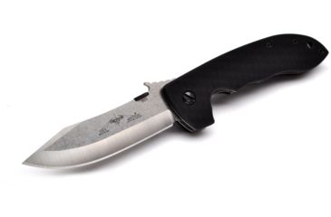Image of Emerson Mini CQC-8 Horseman Folding Knife w/ Serrated Blade, Stonewashed Finish, 3.54 in Blade, MC8-SFS
