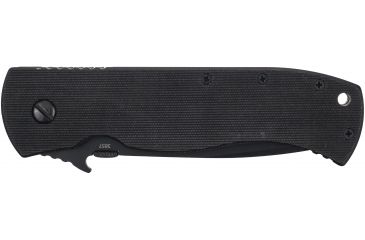 Image of Emerson Super CQC-7BW Series Folding Knife w/ Serrated Blade, Black Finish, 3.78 in Blade, SC7BW-BTS