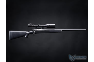 Image of EMG Barrett Fieldcraft Airsoft Precision Bolt-Action Sniper Rifle with Featherweight Zero Trigger, Blackout, BF-B