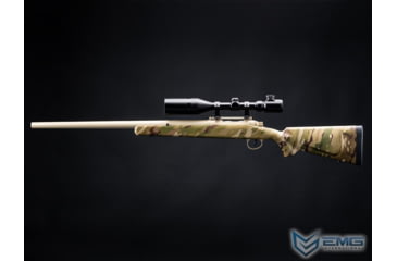 Image of EMG Barrett Fieldcraft Airsoft Precision Bolt-Action Sniper Rifle with Featherweight Zero Trigger, Multicam, BF-MC