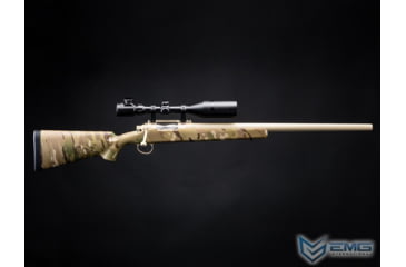 Image of EMG Barrett Fieldcraft Airsoft Precision Bolt-Action Sniper Rifle with Featherweight Zero Trigger, Multicam, BF-MC