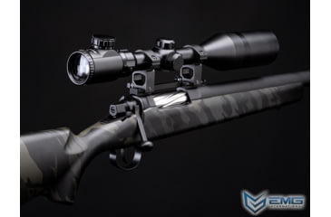 Image of EMG Barrett Fieldcraft Airsoft Precision Bolt-Action Sniper Rifle with Featherweight Zero Trigger, Multicam Black, BF-BKMC