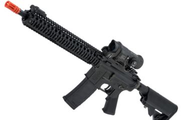 Image of EMG Colt Licensed Daniel Defense M4A1 SOPMOD Block 2 Airsoft AEG, M4A1, Black, Large, OEM-08-AG-235-BK-A02