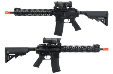 Image of EMG Colt Licensed Daniel Defense M4A1 SOPMOD Block 2 Airsoft AEG, M4A1, Black, Large, OEM-08-AG-235-BK-A02