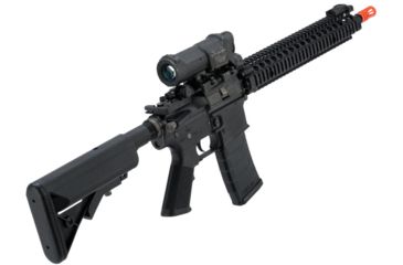 Image of EMG Colt Licensed Daniel Defense M4A1 SOPMOD Block 2 Airsoft AEG, M4A1, Black, Large, OEM-08-AG-235-BK-A02