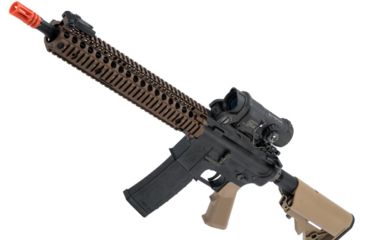 Image of EMG Colt Licensed Daniel Defense M4A1 SOPMOD Block 2 Airsoft AEG, M4A1, Tan, Large, OEM-08-AG-235-DE-A02