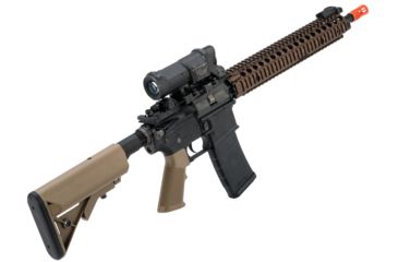 Image of EMG Colt Licensed Daniel Defense M4A1 SOPMOD Block 2 Airsoft AEG, M4A1, Tan, Large, OEM-08-AG-235-DE-A02