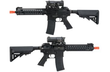 Image of EMG Colt Licensed Daniel Defense M4A1 SOPMOD Block 2 Airsoft AEG, MK18 MOD1, Black, Large, OEM-08-AG-234-BK-A02