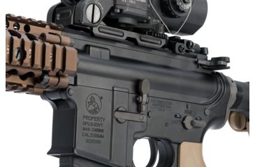 Image of EMG Colt Licensed Daniel Defense M4A1 SOPMOD Block 2 Airsoft AEG, MK18 MOD1, Black/Tan, Large, OEM-08-AG-234-DE-A02