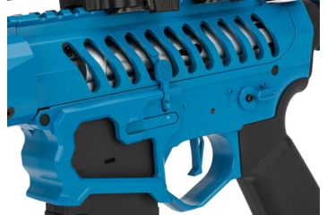 Image of EMG F-1 Firearms BDR-15 3G AR15 Full Metal Airsoft AEG Training Rifle, 400 FPS, Blue/Tron, Large, BDR-BLS-T 400FPS