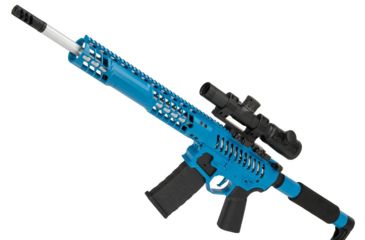 Image of EMG F-1 Firearms BDR-15 3G AR15 Full Metal Airsoft AEG Training Rifle, 400 FPS, Blue/Tron, Large, BDR-BLS-T 400FPS