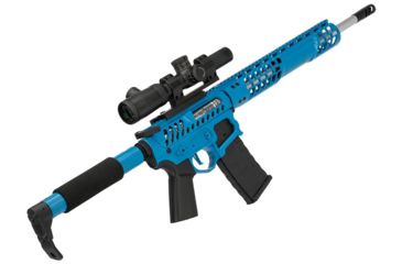 Image of EMG F-1 Firearms BDR-15 3G AR15 Full Metal Airsoft AEG Training Rifle, 400 FPS, Blue/Tron, Large, BDR-BLS-T 400FPS