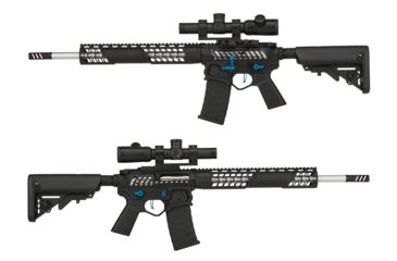Image of EMG F-1 Firearms BDR-15 3G AR15 Full Metal Airsoft AEG Training Rifle, Black/Blue, Large, BDR-BBL 400FPS