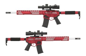 Image of EMG F-1 Firearms BDR-15 3G AR15 Full Metal Airsoft AEG Training Rifle, Red/Tron, Large, BDR-RR-T 400 FPS