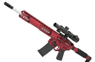 Image of EMG F-1 Firearms BDR-15 3G AR15 Full Metal Airsoft AEG Training Rifle, Red/Tron, Large, BDR-RR-T 400 FPS