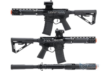 Image of EMG F-1 Firearms PDW Airsoft AEG Training Rifle w/ eSE Electronic Trigger, RS-3, 350 FPS, Black, SBR-B-N2-3