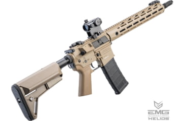 Image of EMG Helios Umbrella Corporation Weapons Research Group Licensed M4 M-LOK Airsoft AEG Rifle, Carbine, Tan, CM.097A UC TN-400