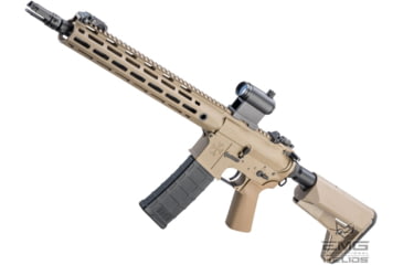 Image of EMG Helios Umbrella Corporation Weapons Research Group Licensed M4 M-LOK Airsoft AEG Rifle, Carbine, Tan, CM.097A UC TN-400